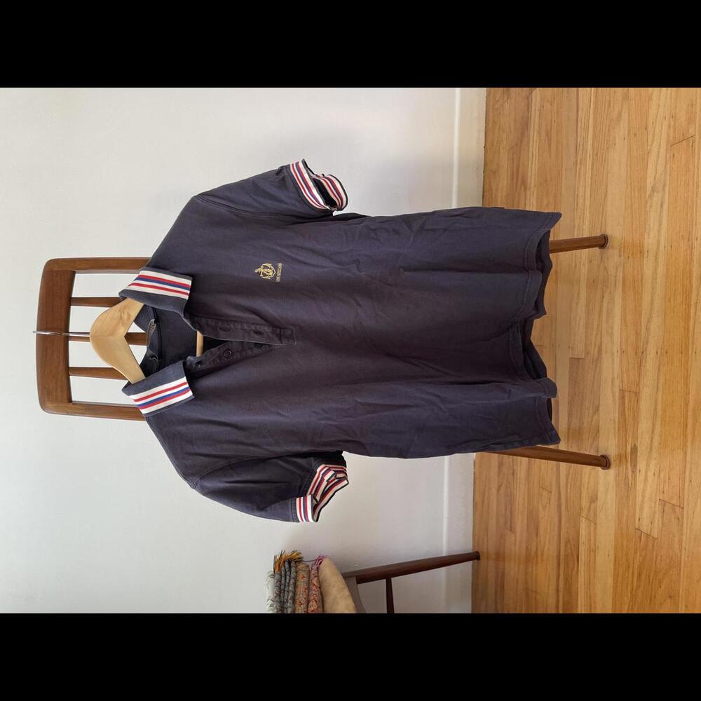 Love Moschino men polo navy size M